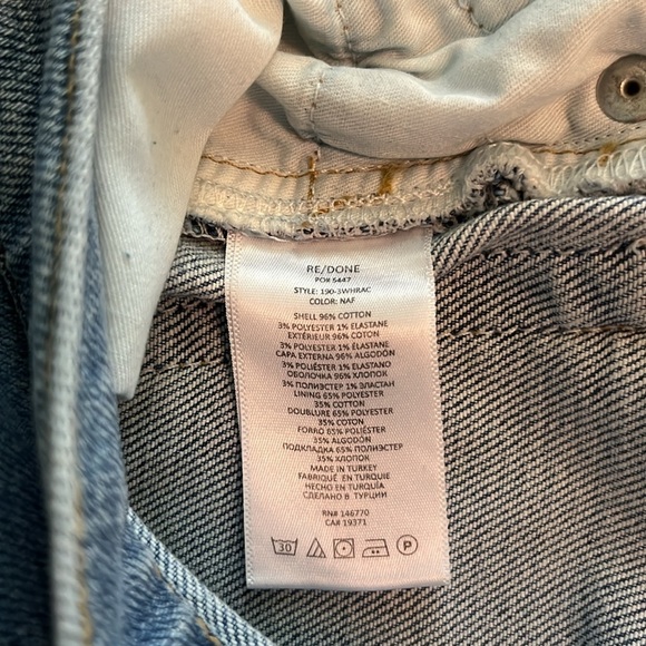 Re/Done 90’s High Rise Ankle Crop Size 26 - Picture 12 of 16